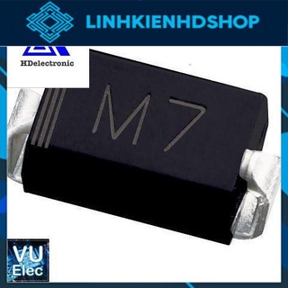 [Đi ốt chỉnh lưu] Diode M7 1N4007 SMD 1A 1000V (10c) Loại tốt