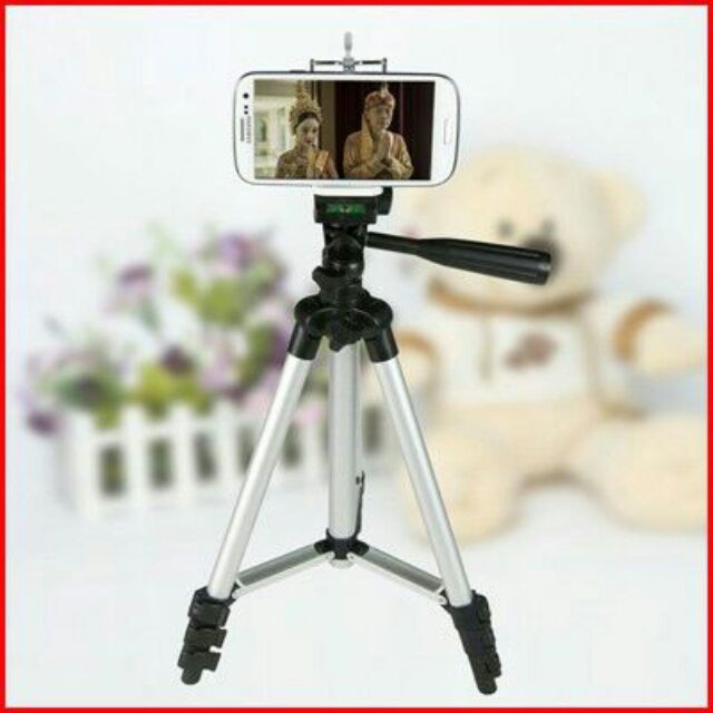 Top Deal - Chân máy chụp hình Tripod 3110 + kẹp điện thoại
