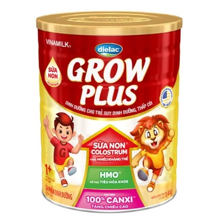 Sữa Bột Dielac Grow Plus 1+/2+ HT 1400g