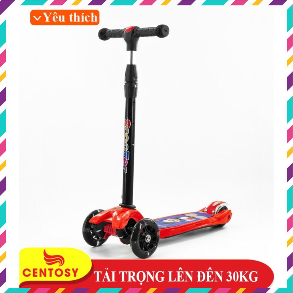 Xe Trượt Scooter 5688 Đỏ - Dòng sản phẩm cao cấp dành chuyên dành cho trẻ em 3 đến 9 tuổi