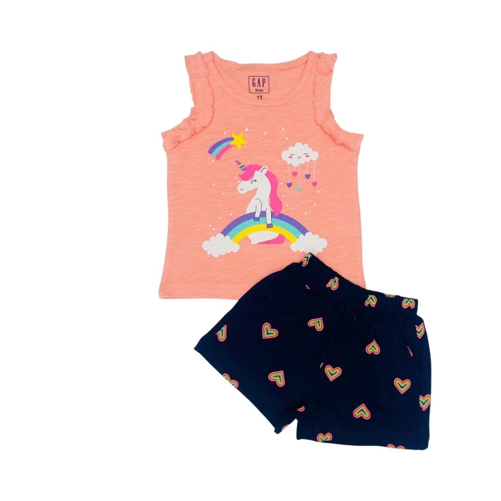 Đồ bộ bé gái, đồ cho bé gái chất cotton, có nhiều màu, size 1-7 tuổi - SUNKIDS