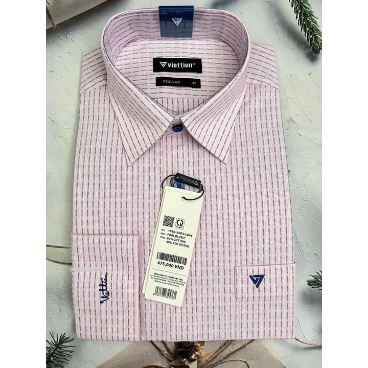 Áo sơ mi ngắn tay , dài tay Việt Tiến Chính Hãng 💖Freeship💖Áo sơ mi nam công sở cao cấp