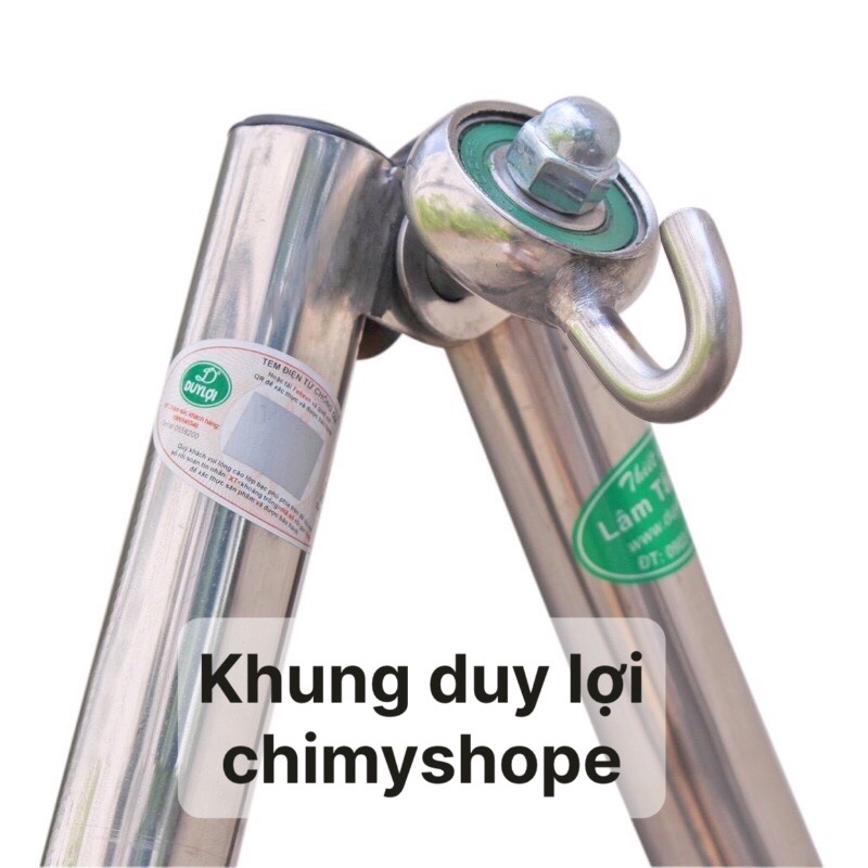 Võng xếp duy lợi khung inox cỡ lớn