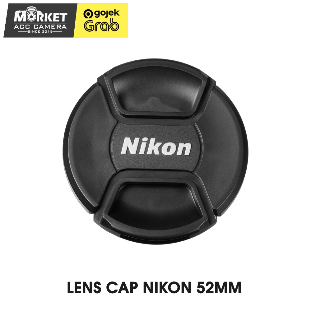 Nắp Đậy Ống Kính Máy Ảnh Nikon 52mm Af-s D5300 D5200 D3300 D3200 D3300 D3200 D3100