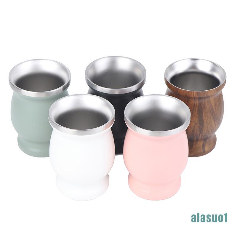 Cốc uống trà Yerba Mate bằng thép không gỉ 304 8oz