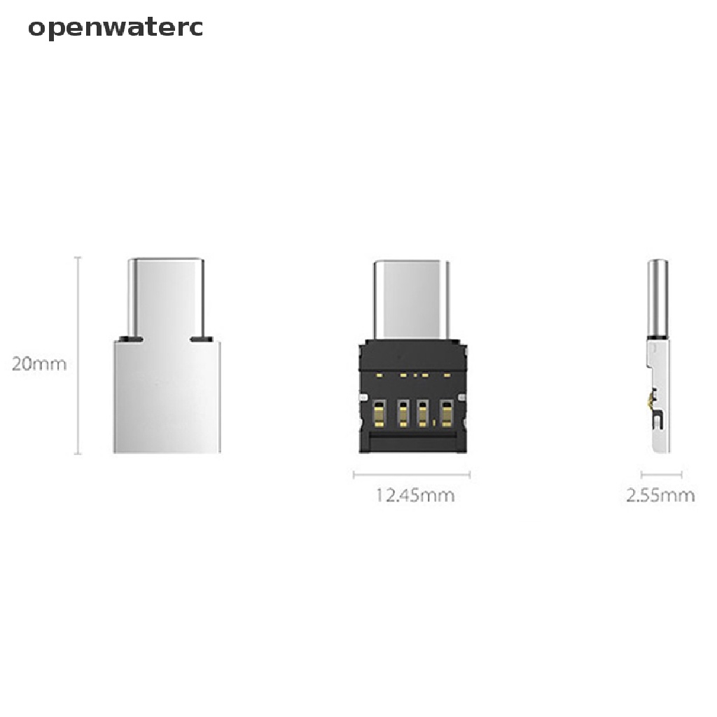 Đầu Chuyển Đổi USB 3.1 Type C Đực Sang USB Cái OTG Cho Ổ Đĩa U