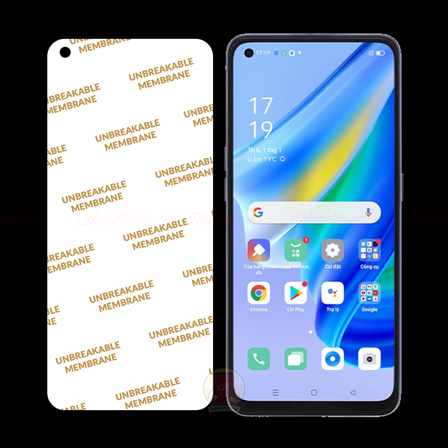 Miếng Dán PPF Oppo A95 4G 5G Bảo Vệ Máy Chống Xước Chống Nước Chống Vân Tự Phục Hồi Cao Cấp Handtown