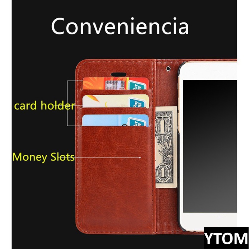 Sang Trọng Bao Da Điện Thoại pu Dạng Ví Nắp Lật Chống Sốc Có Dây Đeo Cho realme 2 pro 3 3 pro 5 5i 5s 6i 6pro 7 7 pro 7i 8 8 pro 8i