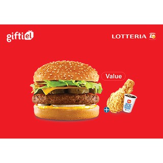 [Toàn quốc]-Evoucher- Combo Cheese Burger Value tại Lotteria Áp dụng toàn hệ thống