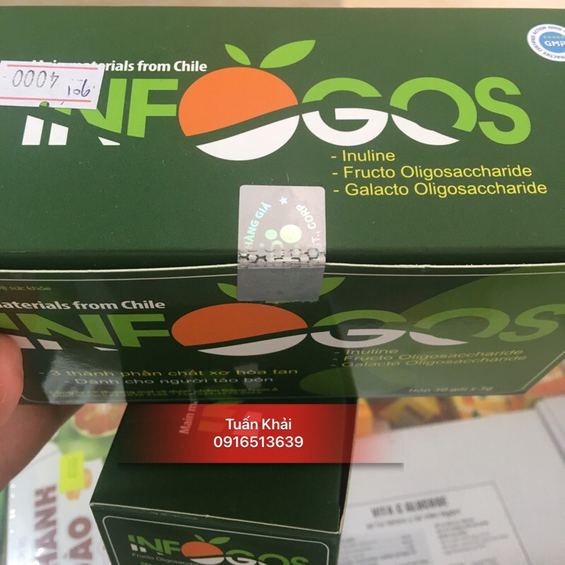 INFOGOS hỗ trợ táo bón hộp 30 gói
