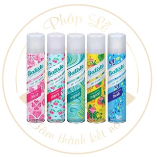 Xịt Gội Khô Batiste Dry Shampoo 200ml Hết Ngứa, Hết Bết Dính Tóc Bồng Bềnh Tức Thì