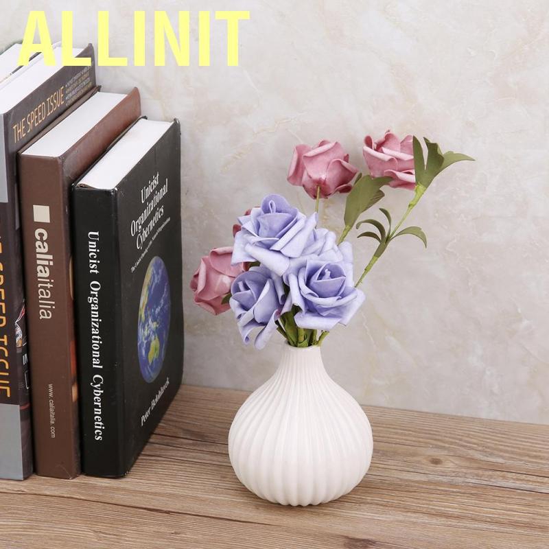 Allinit Modern ceramic vase Simple flower for bedroom decoration Table Ornaments table