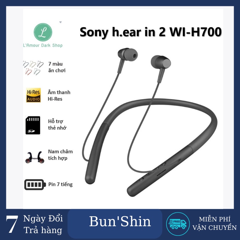 Tai Nghe Không Dây Sony H700 / Tai Nghe Bluetooth Sony Chống Nước IPX7 Pin Trâu - Nghe Nhạc Cực Đã