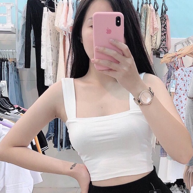 [SIÊU HOT]Áo 2 dây bản to chất thun lạnh cao cấp siêu đẹp_Kèm ảnh thật +Video sản phẩm