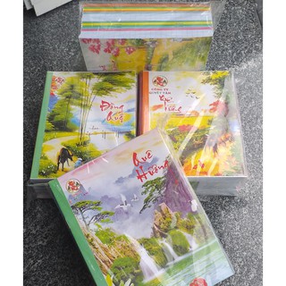 TẬP HỌC SINH 96 TRANG GIÁ RẺ, TẬP TIẾN PHÁT - LỐC 20 CUỐN (QUÊ HƯƠNG) LOẠI GIẤY MỎNG