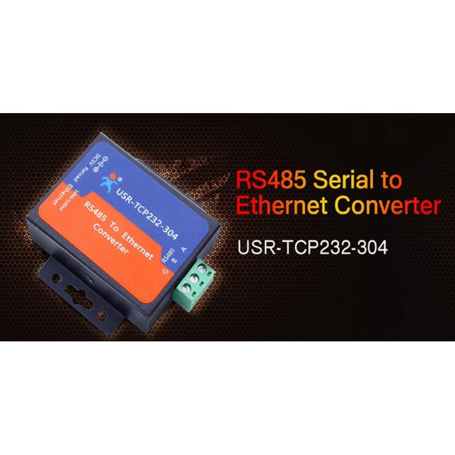 RS485 to ethernet - Bộ chuyển đổi RS485 sang TCP/IP Ethernet USR-TCP232-304