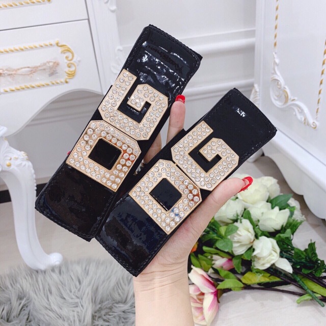Đai váy DG bảng 6cm đinh đá