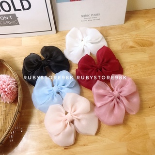 kẹp tóc nơ Mây tiểu thư kiêu sa ( size to )