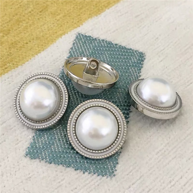 10 cái / lốc Phụ kiện may sang trọng Nút cho quần áo 20mm Nút trang trí cho quần áo Áo khoác Áo khoác Rhinestone Nút trang trí
