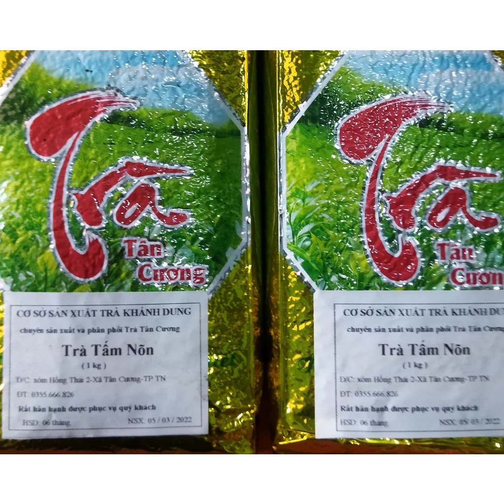 1kg Chè tấm nõn_Chè Tân Cương_Trà Thái Nguyên_Cơ sở sx chè Khánh Dung