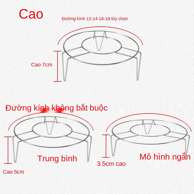 > Giá xửng hấp inox cao cấp, hấp, chân cao, rau củ nhỏ gia đình, xôi <