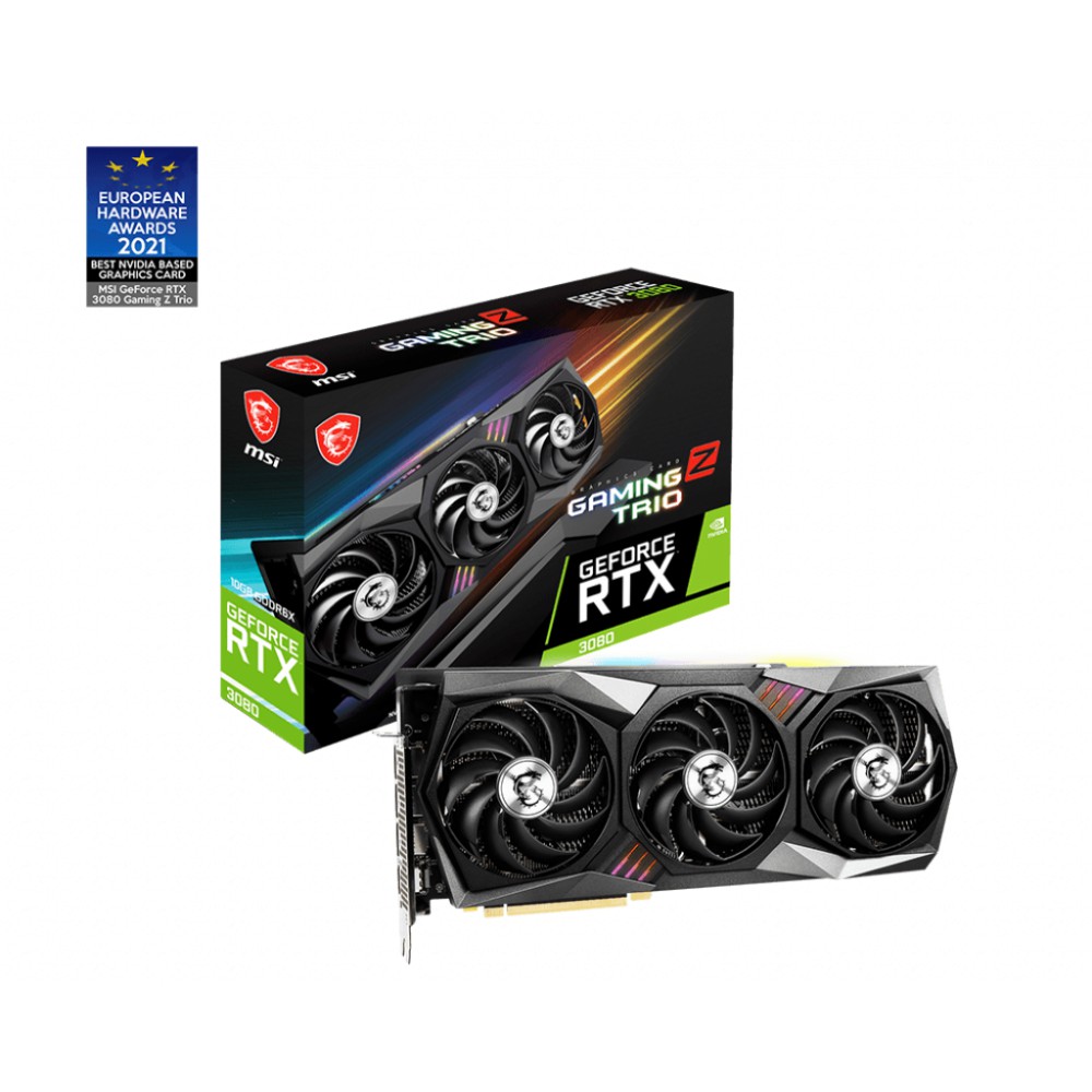 Card màn hình MSI RTX 3080 GAMING Z TRIO 10G lhr và Card màn hình MSI RTX 3070 GAMING Z TRIO 8G (LHR)