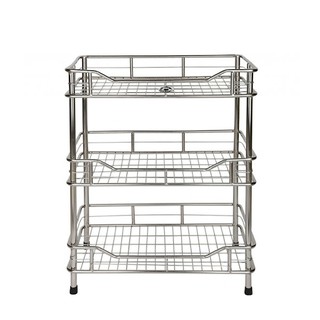 Kệ chén bát inox 3 tầng