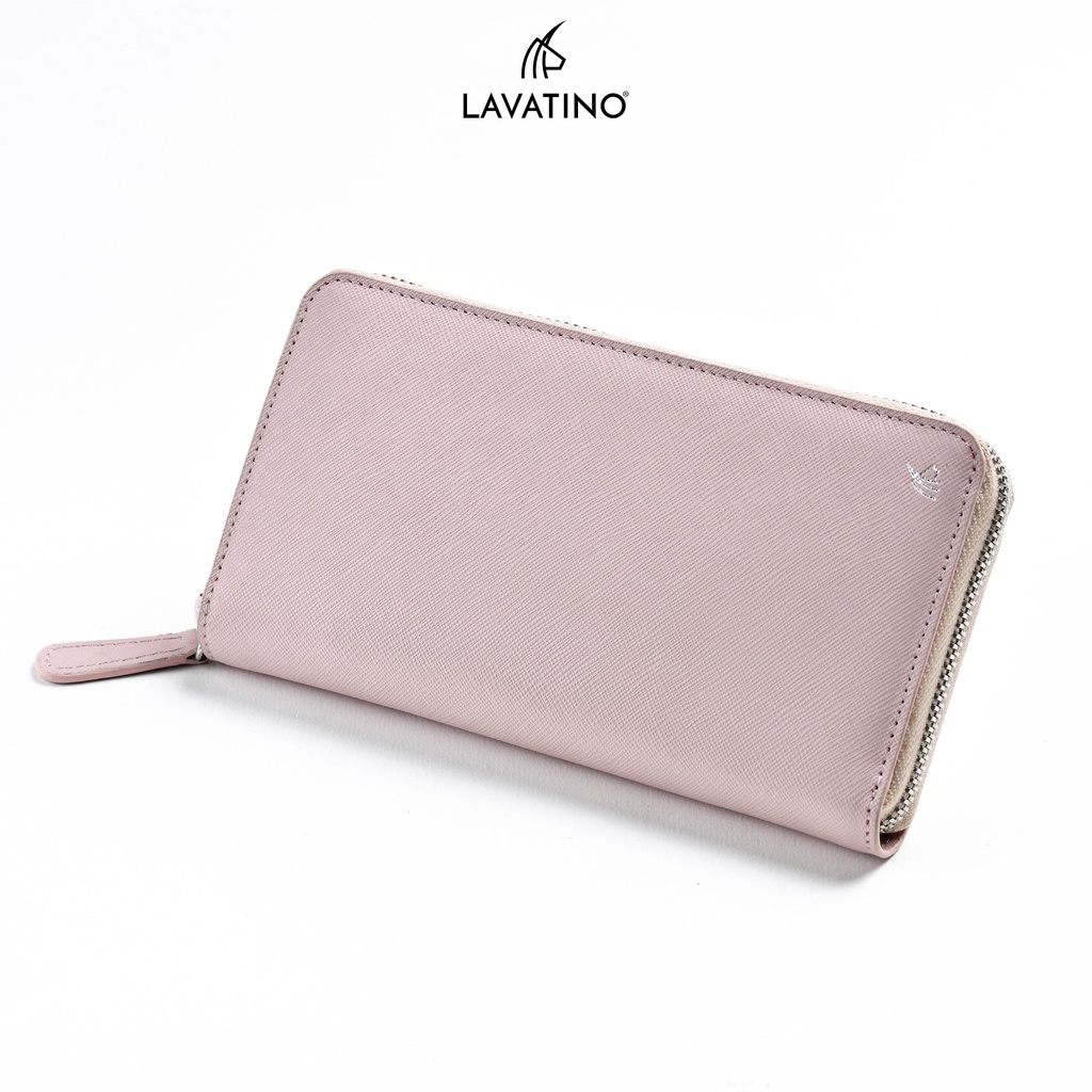 Ví Cầm Tay Nữ Dáng Dài Cao Cấp Chính Hãng Lavatino Clutch LISA Thiết Kế Khoá Kéo CLB25H