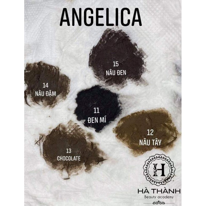 Mực môi mày mí Angelica chai bé 5ml