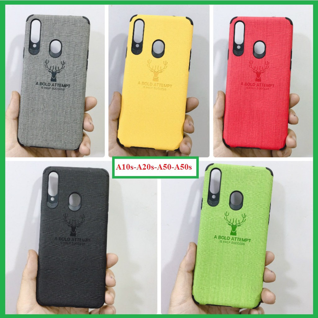 SAMSUNG A10s/A20s/A50/A50s ỐP DẺO DA ĐẦU HƯƠU CHỐNG SỐC 4 GÓC CẠNH