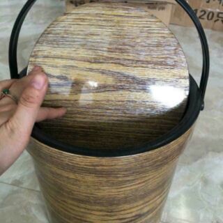 Sọt rác vân gỗ