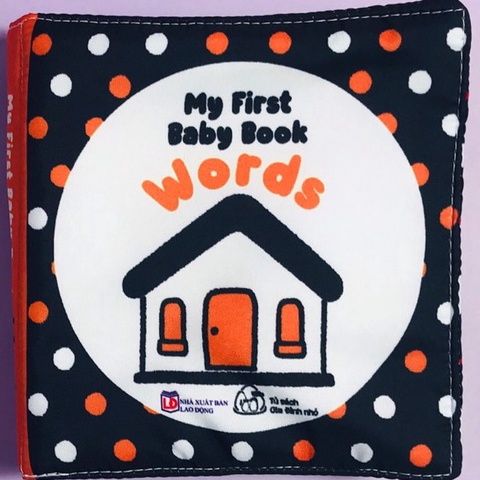 Sách Vải My First Baby Book - Words  (0-3 tuổi)