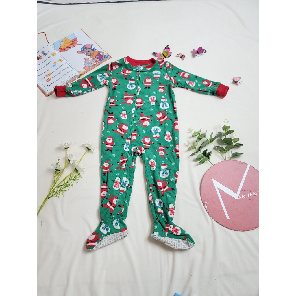 (Chọn màu- 24M) Body nỉ liền thân cho bé trai, bé gái, Bộ đồ liền thân, bodysuit,bodysleep