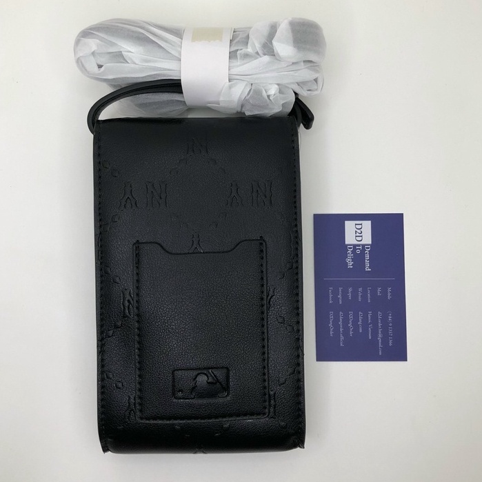 Túi Đeo Chéo Mini M.L.B Hoạ Tiết Dập Nổi Unisex Cá Tính Siêu Đẹp