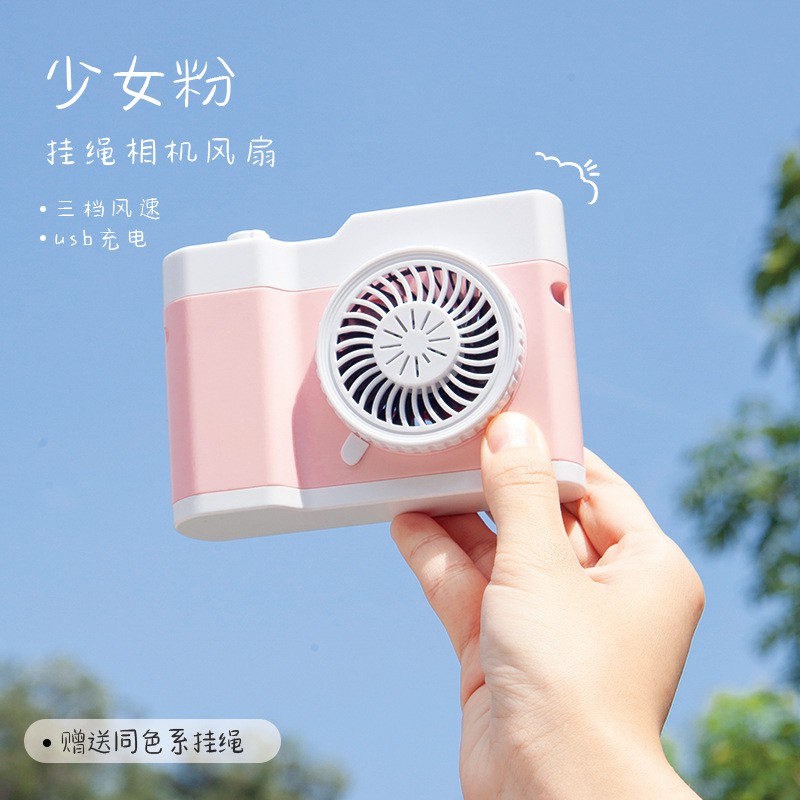 QUẠT USB CẦM TAY HÌNH MÁY ẢNH ĐỘC ĐÁO