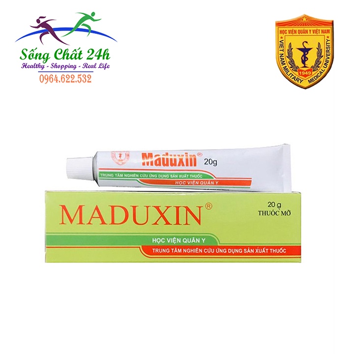 Kem Bôi Bỏng Maduxin Tuýp 20g - Sống Chất 24h