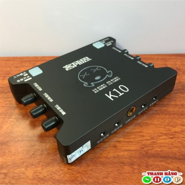 Sound card XOX K10 thu âm livestream