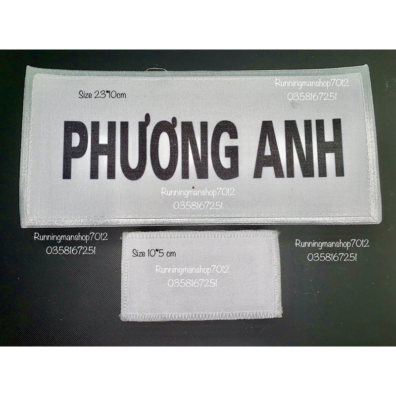 Bảng tên running man (in theo yêu cầu)