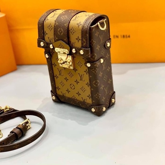 Túi đeo ☀ Túi đeo chéo mini bag Louis Vuitton hộp cốp xích fullbox [ Dota ]