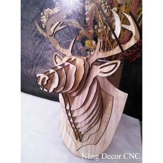 Đầu Hươu Treo Tường