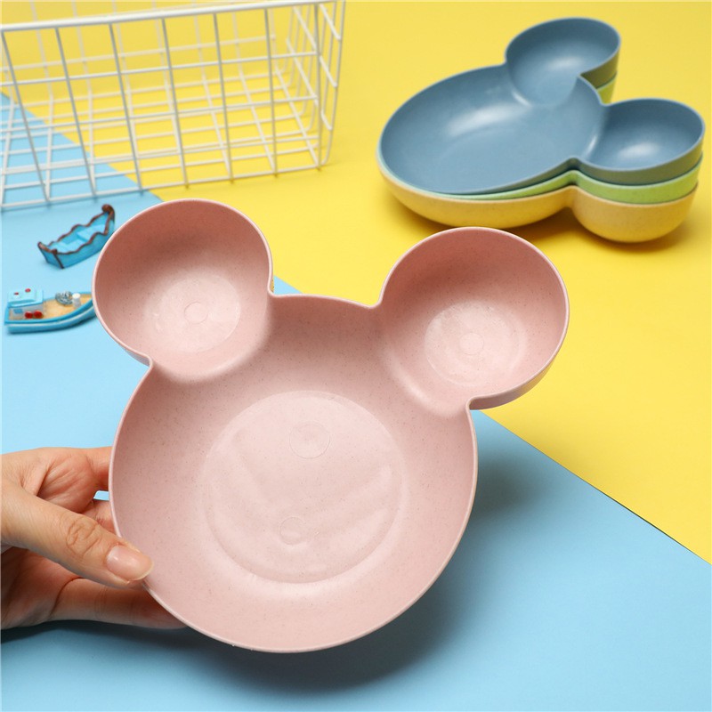 Dĩa Ăn Dặm Lúa Mạch Hình Mickey
