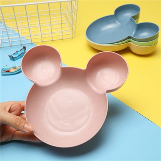Dĩa ăn dặm lúa mạch hình mickey
