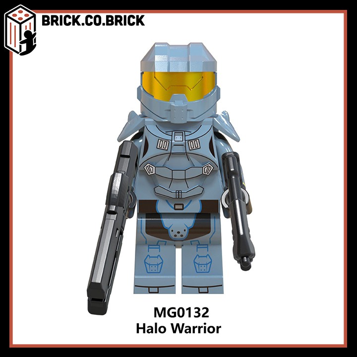 MG0131-0138 - Minifigures các nhân vật Halo Spartan tuyệt đẹp - Đồ chơi Lắp ghép Xếp hình Mô hình Mini EndGame