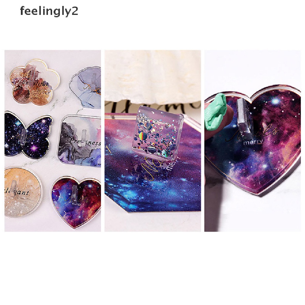 Giá Đỡ Trưng Bày Móng Tay Giả Bằng Acrylic Lấp Lánh