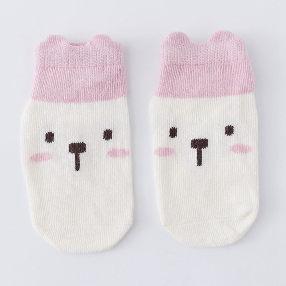 Tất Cotton Hoạ Tiết Hoạt Hình Dành Cho Trẻ Sơ Sinh