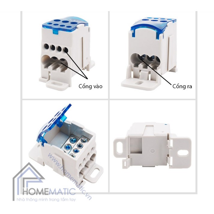 CẦU ĐẤU CHIA NHỎ DÂY ĐIỆN CÔNG SUẤT LỚN 80A UKK-80A