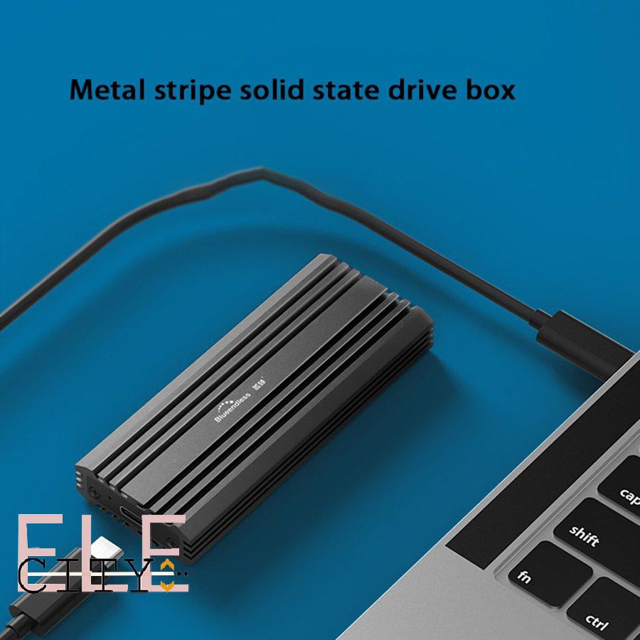 ✨COD✨Blueendless 2807N SSD Mobile Enclosure NVME M.2 Solid State Drive Enclosure