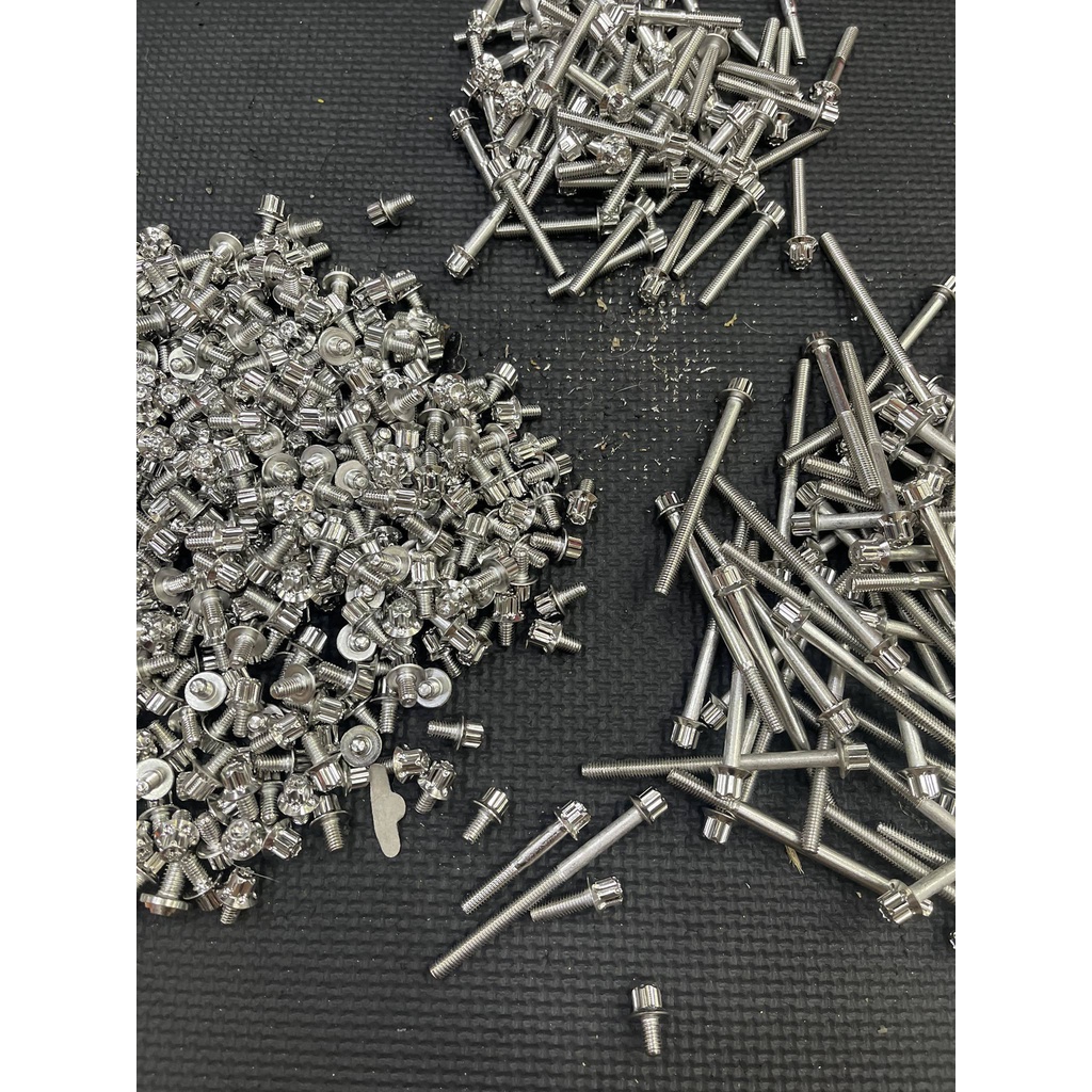 Ốc Salaya 6li trụ , ốc lốc máy 6li10 - 90 6li110 chuẩn Salaya Inox 304 sáng bóng