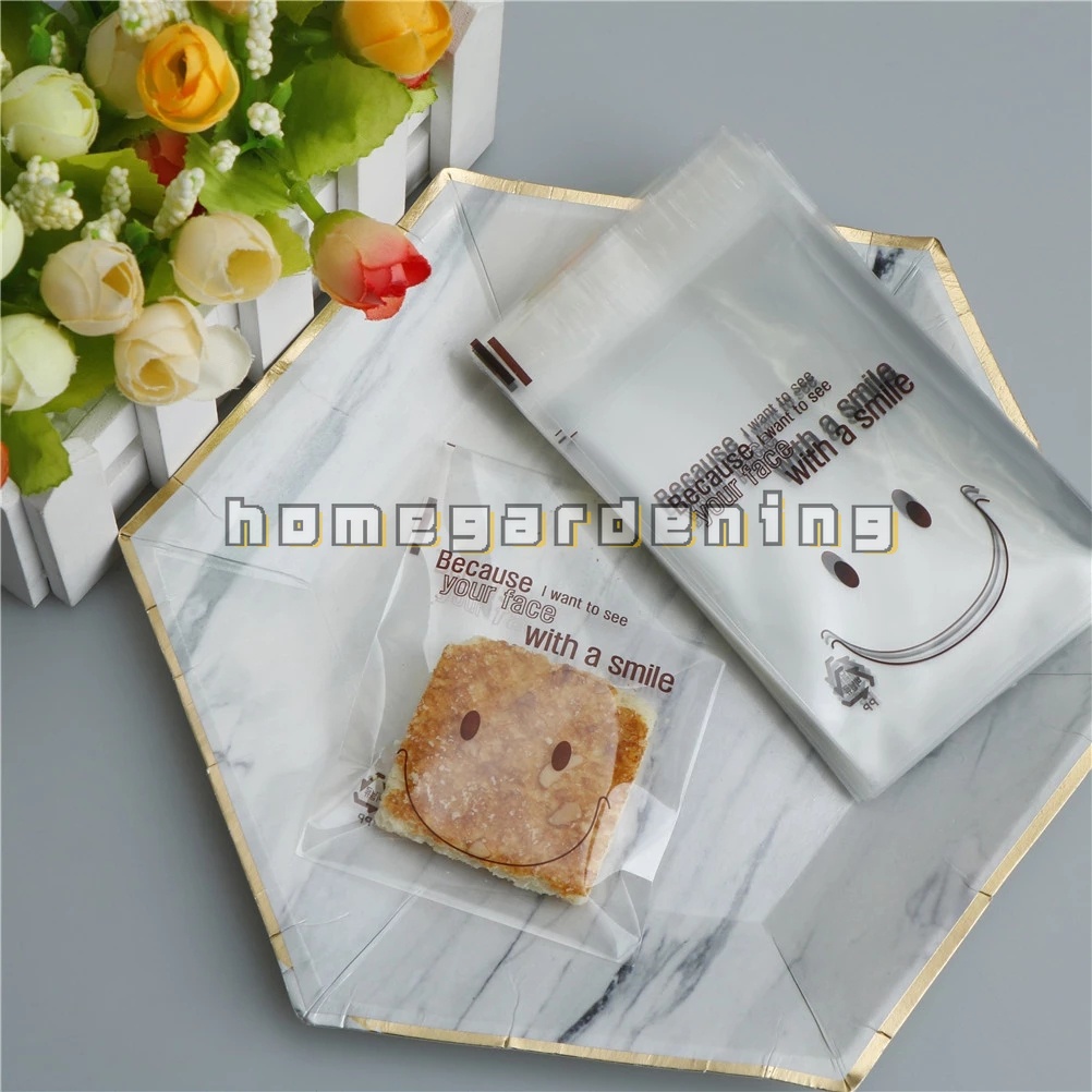 Set 100 Túi Bóng Kính Trong Suốt Đựng Bánh Kẹo