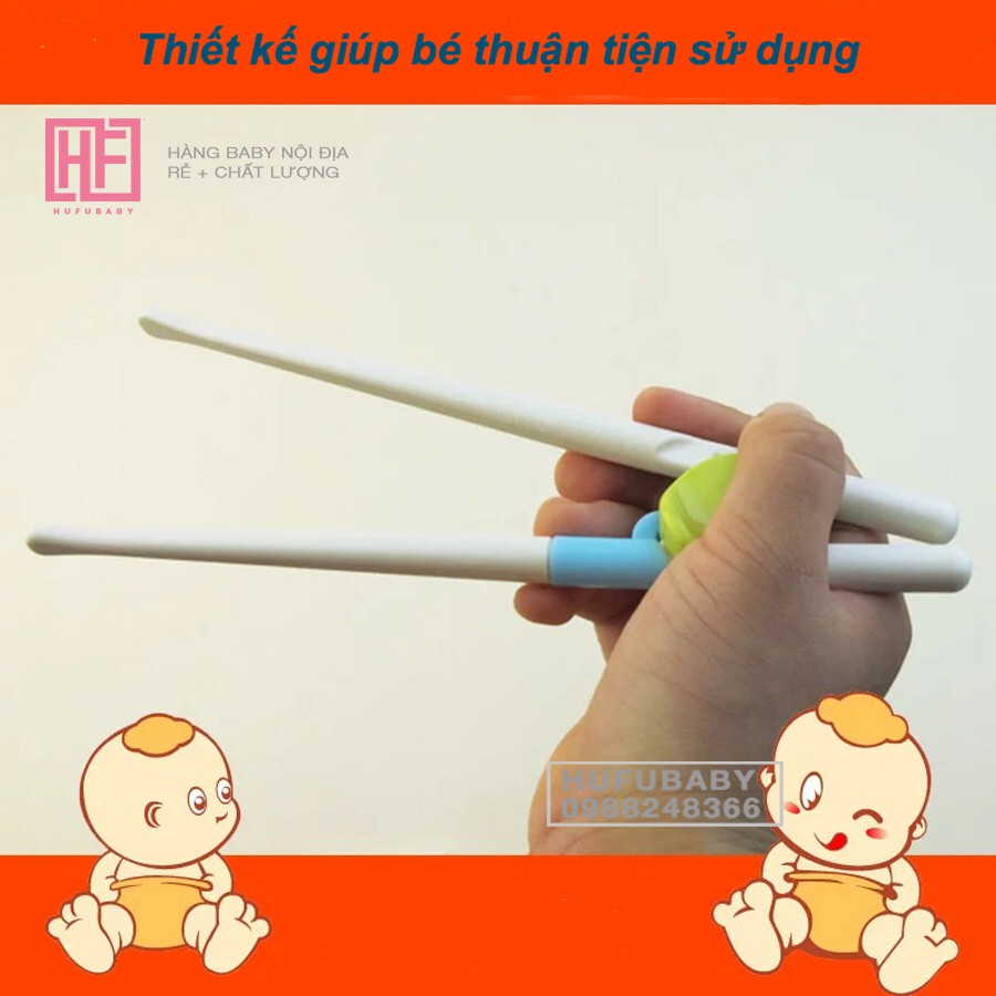 Đũa tập gắp/tập chủ động ăn dặm cho bé